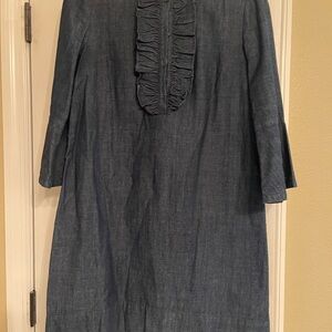 Draper James Dark Blue Denim Dress